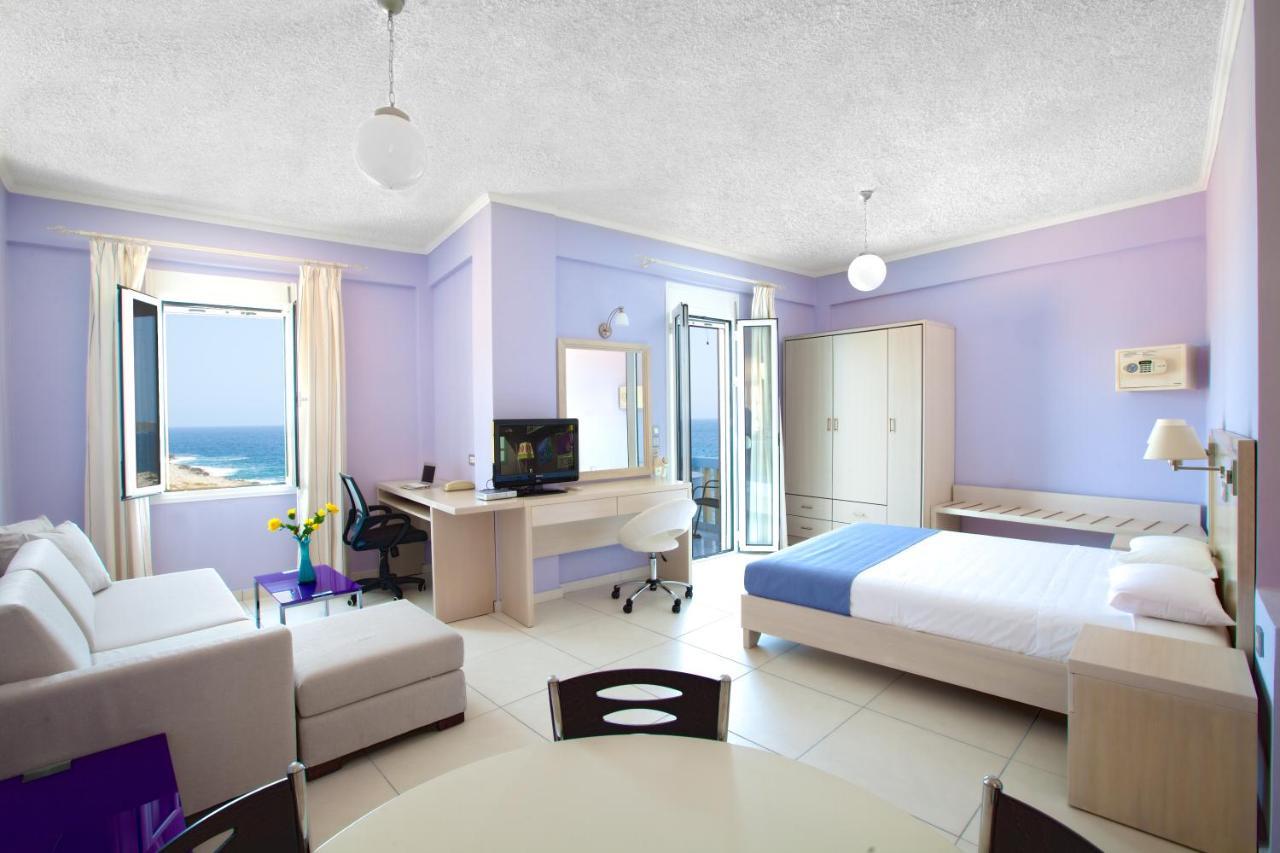 Giorgi'S Blue Apartments Kalathas Chambre photo